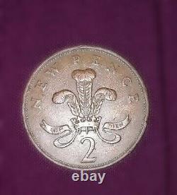 Extremely Rare Collectionneurs Pice 1971 New Pence Error 2p Coin