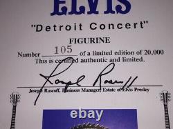 Extremely Rare Elvis'detroit Concert' Doll Comme Nouveau Seulement 20.000 Made Boxed