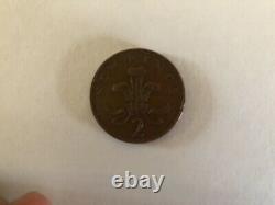 Extremely Rare New Pence 2p Coin 1971/1978/1981/1979 (very Bon Condition)