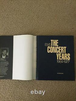 Extremely Rare-elvis Les Années De Concert 1969-1977 (hardcover) 100% Mint/new
