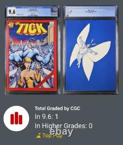 Extrêmement RARE, The Tick n°3 CGC 9.6 - 5e impression de bande dessinée (New England Comics NEC)