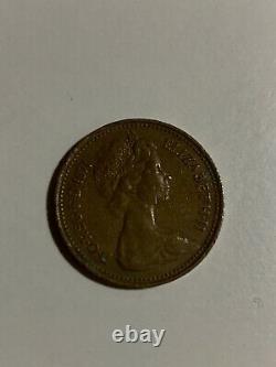 Extrêmement Rare 1971 1p Pièce New Penny