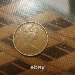 Extrêmement Rare 1971 2p New Pence Coin, En Bon État