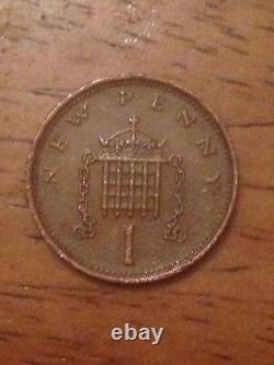 Extrêmement Rare 1974 New Penny 1p