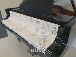 Extrêmement Rare Autographié Piano Signé Par Michael Jackson, Elton John + 38 Plus