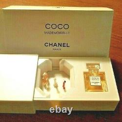 Extrêmement Rare Chanel Coco Mademoiselle Parfum Music Box + Pure Parfum Menthe