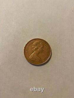 Extrêmement Rare Et Collectionnable 1971 2p Nouveau Pence
