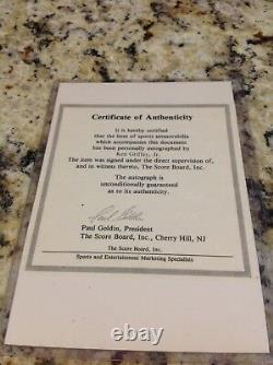 Extrêmement Rare Ken Griffey Jr. Jumbo Score Allstar Certifié Auto. Ebay 1/1