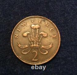 Extrêmement Rare Nouveau 2 Pence 1971 Pièce De Monnaie De Valeur Uk 2p Pièce De Collection