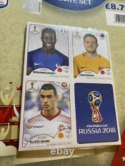Extrêmement Rare Panini Officiel Du Royaume-uni 2018 Coupe Du Monde Fifa Russie Stickers Mise À Jour Set