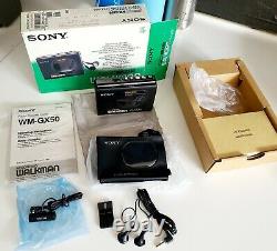 Extrêmement Rare Sony Walkman Wm-gx50 Enregistreur De Cassette Radio Boxé En Plein Travail