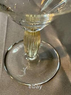 Extrêmement rare ! 2 verres à martini Villeroy & Boch New Cottage / pieds ambre