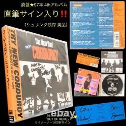Extrêmement rare ! CD discontinué dédicacé par les 4 membres de CORDUROY / THE NEW YOU
