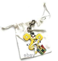 Extrêmement rare NOUVEAU COACH POPPY JAPAN GOLDY CHAN FOB BAG CHARM KEYCHAIN TAG