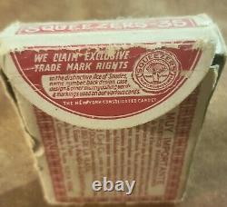 Extrêmement rare New York Consolidated Playing Card Co Squeezers #35 1898 Exporté