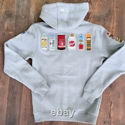 Extrêmement rare, dernier exemplaire vintage neuf 2007 Upper Playground Hoodie Spray Cans Sm