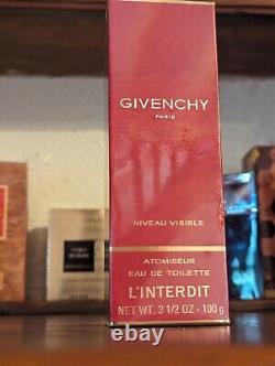 Extrêmement rare millésime 1977/8 Givenchy L'Interdit EDT 100g 3.5oz