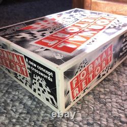 FORMAL RETORT Jeu de Société Vintage Un Nouveau Concept Dans les Mots Croisés EXTREMEMENT RARE 1987