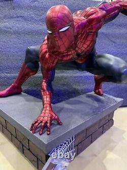 Figure De Statue À L'échelle 1/4 D'araignée Rétro Marvel Personnalisée Extrêmement Rare