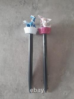 Figures Pokémon Diamant Perle DS 2007 Stylet Dialga Palkia NOUVEAU EXTREMEMENT RARE
