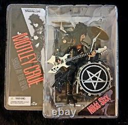 Figurine d'action extrêmement RARE de Nikki Sixx de Motley Crue Shout At The Devil