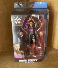 Figurines WWE Rhea Ripley Elite Series 102 Neuf Jamais Ouvert Extrêmement RARE