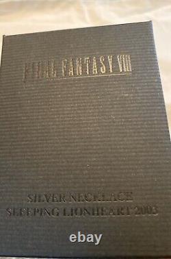 Final Fantasy 8 Pendentif de Squall Leonhart Noir Neuf Extrêmement Rare 2003