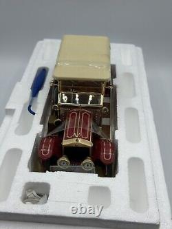 Franklin Mint 124 1911 Rolls-Royce Tourer Édition Limitée Extrêmement Rare NEUF