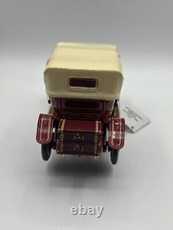 Franklin Mint 124 1911 Rolls-Royce Tourer Édition Limitée Extrêmement Rare NEUF