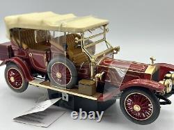 Franklin Mint 124 1911 Rolls-Royce Tourer Édition Limitée Extrêmement Rare NEUF