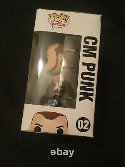 Funko Pop! CM Punk #02 Wwe (extrêmement Rare)