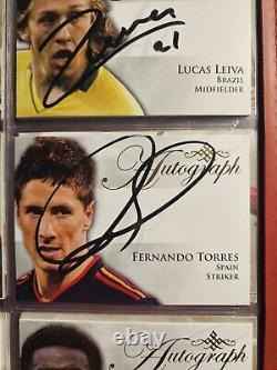 Futera 2011 Fernando Torres Liverpool 23/50 Carte Autographe sur Carte Nouvelle Extrêmement Rare
