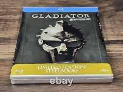 Gladiateur Blu Ray Steelbook Neuf Importation Italienne Extrêmement Rare