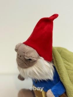 Gnome de jardin Jellycat Timmy Turtle extrêmement rare, tout neuf avec étiquettes, authentique