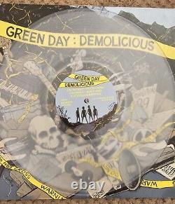 Green Day Demolicious Édition Limitée Vinyle Double Transparent 12 Pouces Extrêmement Rare