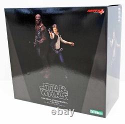 Guerres D'étoiles Extrêmement Rares Han Solo Et Chewbacca 1/10 Échelle Modèle Pré Peint Kit