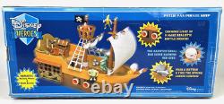 HÉROS Disney extrêmement rare Peter Pan bateau pirate neuf dans boîte ouverte et endommagée à lire