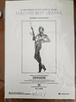 Hajime Sorayama Commando Statue 1/4 Échelle Volks Marque Nouveau Extrêmement Rare # 337