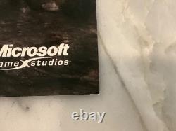 Halo 3 Affiche Promo Embossée Extrêmement Rare Xbox État Neuf Master Chief