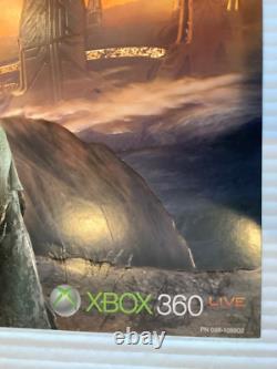 Halo 3 Affiche promotionnelle gaufrée extrêmement rare Xbox neuve, état impeccable, Master Chief