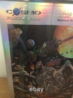Heye Cosmo Jigsaw Puzzle 2000 Space Crash Extremely Rare New Boxed 1999 Loup