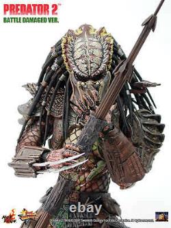 Hot Toys Hottoys Mms 45 14' Extremely New Rare Predator 2 Battle Damaged Version