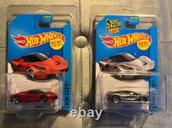 Hot Wheels Ferrari LaFerrari Rouge et Argent - Nouveau pour 2014 Carte Longue Extrêmement Rare