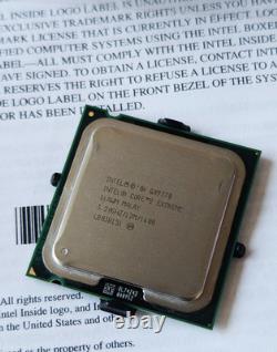Intel Core 2 Extreme Edition QX9770. LGA775. Neuf, ouvert. Extrêmement rare