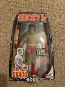 Jakks Pacifique Rocky Figurine Ivan Drago Extrêmement Rare Short Rouge Fantastique