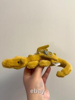 Jellycat Breloque de sac Dragon doré extrêmement rare et retirée de la vente, neuve avec étiquettes, authentique