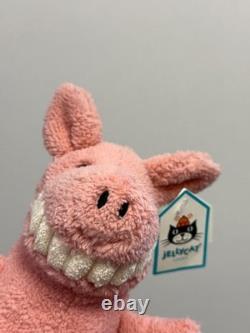 Jellycat Cochon à dents, extrêmement rare et retiré de la vente, petit, neuf avec étiquettes, authentique