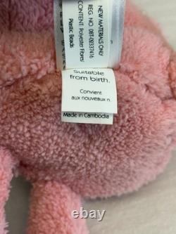 Jellycat Cochon à dents, extrêmement rare et retiré de la vente, petit, neuf avec étiquettes, authentique