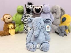 Jellycat Éléphant Piper petit, extrêmement rare, neuf avec étiquettes, authentique
