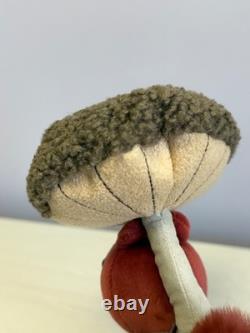 Jellycat Extremely Rare Retired Fungi Forager Squirrel, Neuf Avec Étiquettes, Authentique